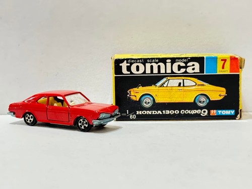 Black Box No. 7 Tomica Honda 1300 Coupe 9 1A Wheel Mint Made in Japan Rare 7-1-3 - Picture 2 of 10