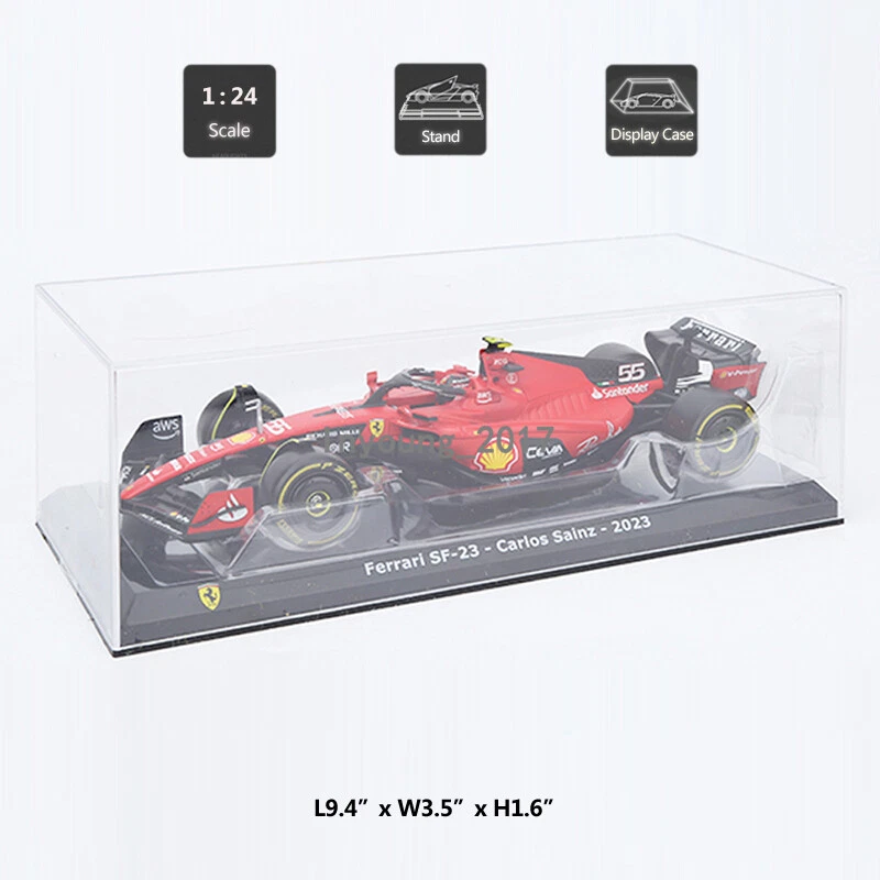 1/24 2023 Ferrari SF-23 #55 Carlos Sainz Diecast Metal Model Car Collection - Image 2 of 4