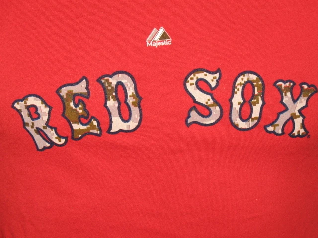 Camisa Boston Red Sox Dustin Pedroia #15 Salute To Service Logo Mujer MLB NUEVA CON ETIQUETAS Foto 4 de 4