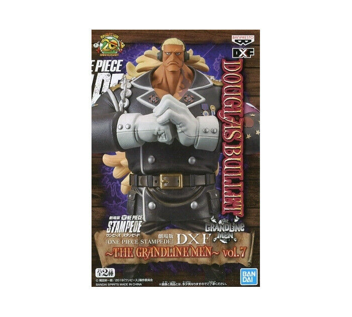 Bandai Genuine DXF One Piece Grand Line STAMPEDE Theater Version Douglas  Bullet Anime Action Figure Collect Model Toys