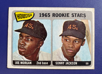 1965 TOPPS #16 JOE MORGAN ROOKIE RC HOF ASTROS/ REDS (creased)