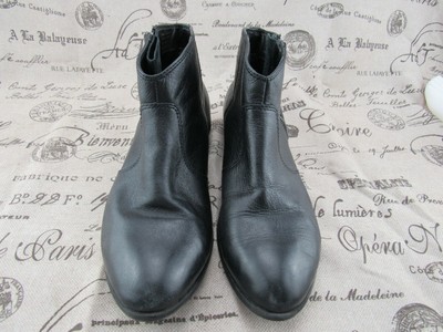 aldo leather flat ankle boots