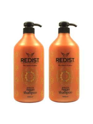 Redist Argan Shampoo Bundle | 2 Large Bottles | Professional Hair Care at Home