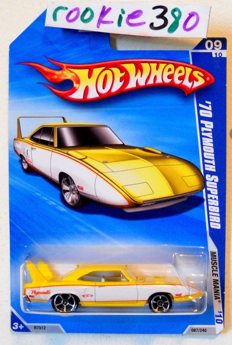 AMERICAN MUSCLE SUPERBIRD 限定1/2502台 2010 Hot Wheels MUSCLE MANIA #87 ∞ '70 PLYMOUTH SUPERBIRD