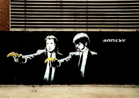 2　Banksy Pulp Fiction WCP Banksy Pulp Fiction | The Trendy Art