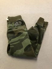 GAP Bottoms Youth Boy's Large Green Camouflage Fleece Drawstring Sweatpants