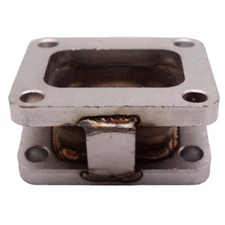 Universal 304SS 15 Degree T3 To T4 Turbo Exhaust Manifold Adapter Flange Kit 