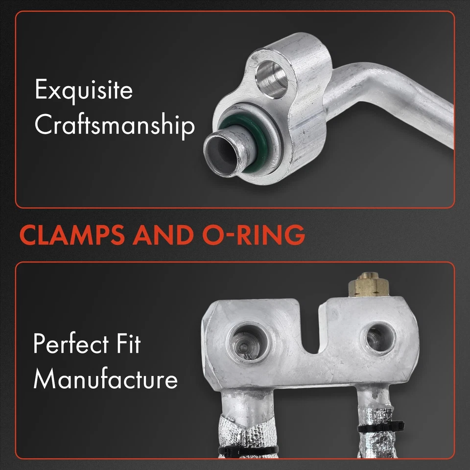 2x Línea de succión y descarga y líquido para Ford Excursion F-250 Super Duty 03-05 Foto 4 de 4