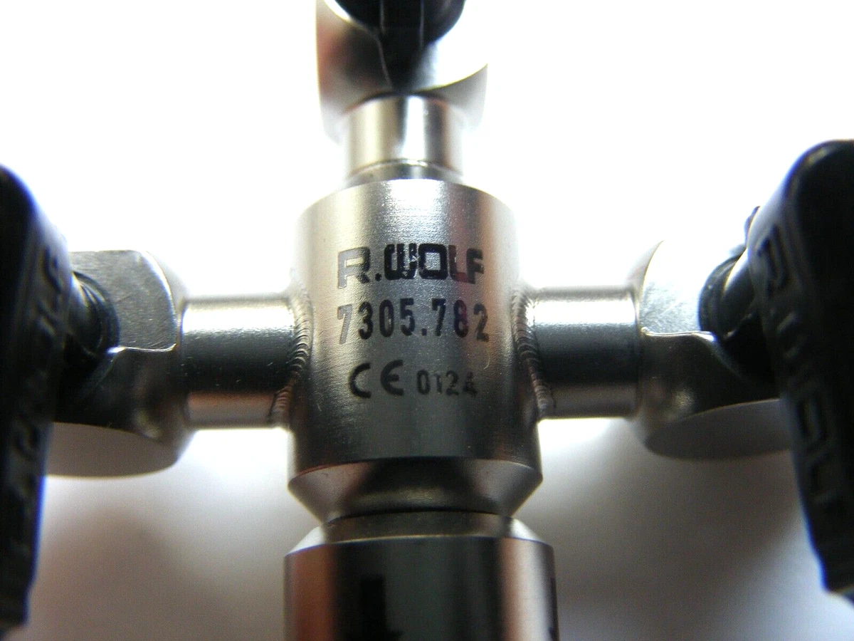 R.WOLF 7305.782 Ansatz mit Einführungshahn Instrument Port | eBay