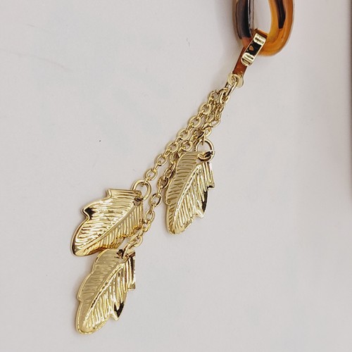 Barrette Avon 1983 Soft Leaf Convertible Hair Clip Gold Tone Leaves with Box - Picture 12 of 15
