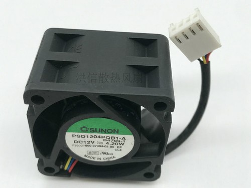 Ventilateur PC Sunon 4cm 12V - Modèle PSD1204PQB1-A 4 Fils 4.20W - Refroidissement Silencieux