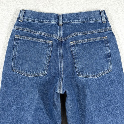 Vintage LL Bean Jeans Womens 10 Petite 90s Original Fit Plaid Lined Gorpcore - Picture 9 of 14