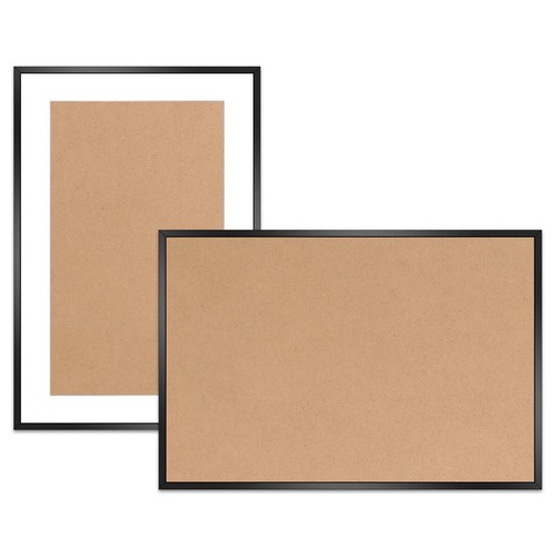 2 Picture Frames Wall Mounted Photo Art Display Aluminum Frame Home Office Decor - Picture 16 of 19