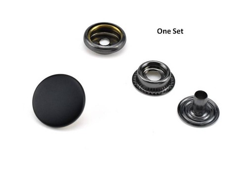 With Tool 15 Sets Heavy Duty Poppers Snap Fasteners Leather Craft Buttons - Picture 14 of 16