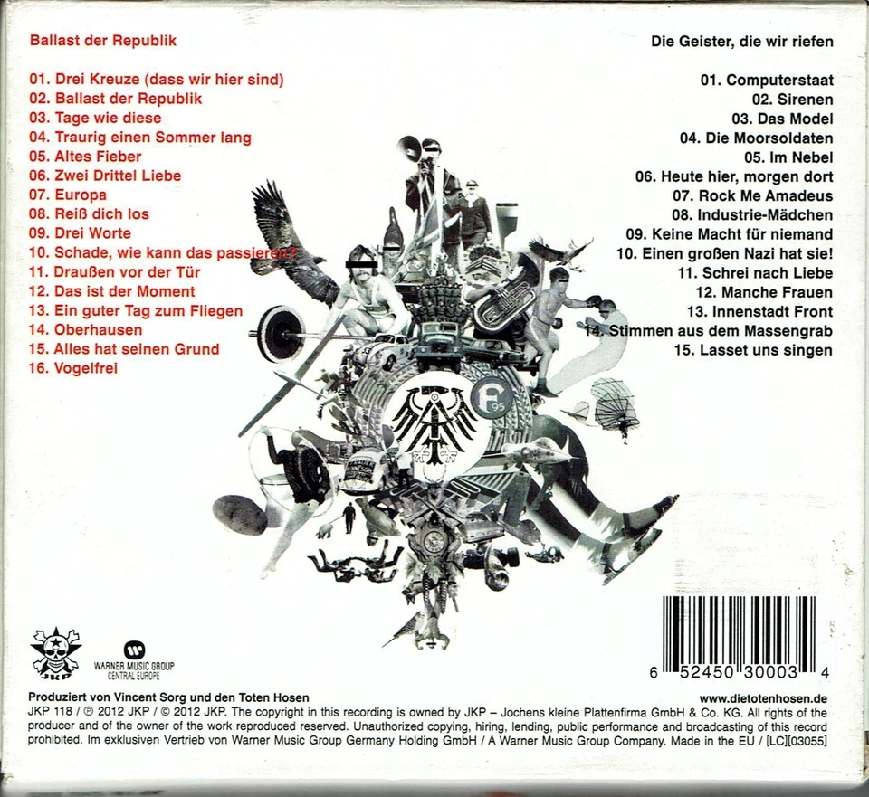 Box-Set- Die Toten Hosen - "Ballast Der Republik / Die Geister Die Wir Riefen " - Bild 2 von 4