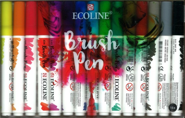 Ecoline Brushpen 10er Set Botanic Talens Pinselmarker 1,90€//Stück