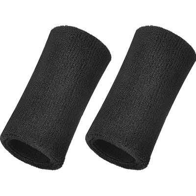 15,2 cm 6 Zoll Sport-Armbänder, elastisch, aus Baumwolle, für Sport, 2 Stück