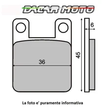 Pair of front brake pads RIEJU SMX 50 50 2002 > RMS 225100080