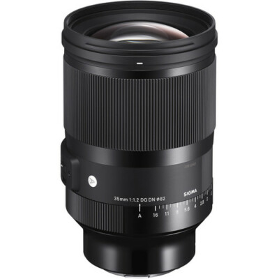 SIGMA 35mm F1.2 DC DN SPORT PRIME LENS for SONY E  NEW in FACTORY BOX & CASE