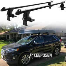 For Ford Edge 54" Roof Rack Cross Bars Cargo Kayak Bike Bicycle Carrier Aluminum