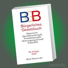 BÜRGERLICHES GESETZBUCH (BGB) | Beck-Texte i...