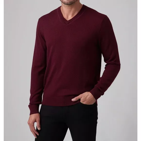 Burgundy merino deals wool jumper