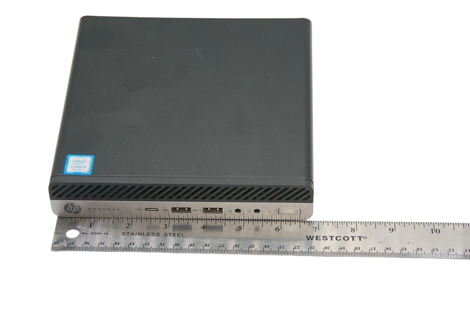 HP ProDesk 600-G3, Mini, i5 Gen 7, 256 SSD 12 RAM, Windows 10 Pro - Image 2 of 4
