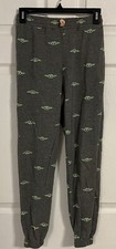 Star Wars Girls Size Large 10-12 Gray Joggers With Baby Yoda Print  Pink Bow