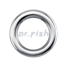 100pcs Fishing Solid Rings  Stainless Steel Ring for Assist Hooks Catfish Tuna