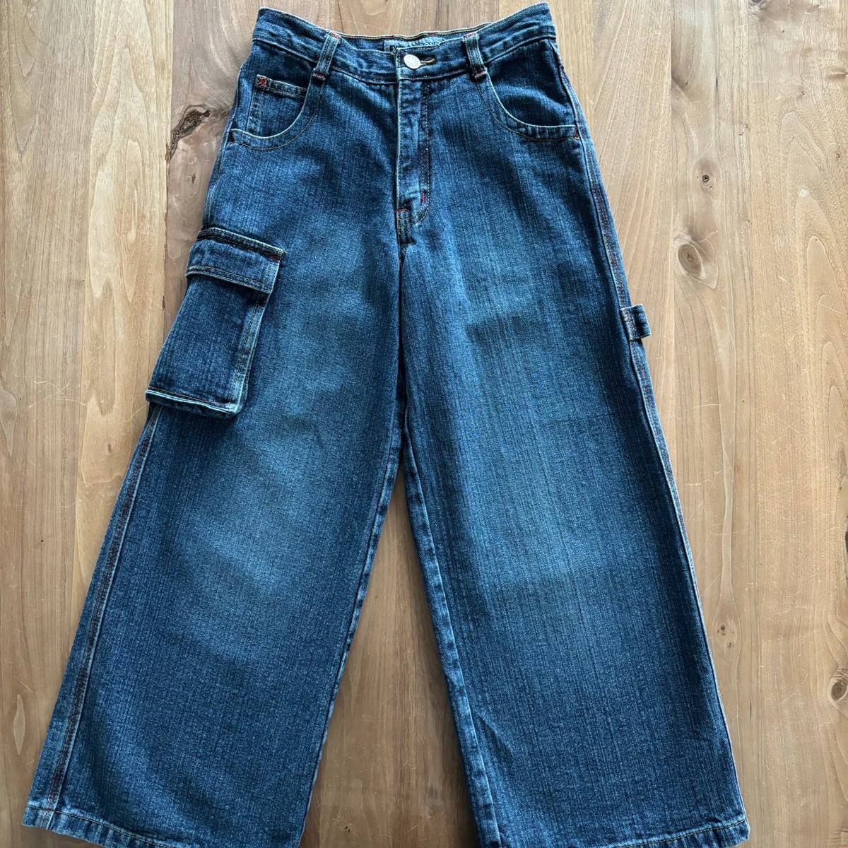 Y2K Extreme Zone Wide Leg YOUTH KIDS SIZE 10 Jeans