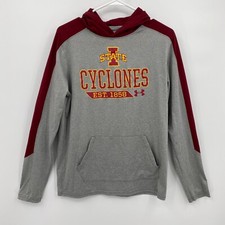 Under Armour Men's Long Sleeve Hooded Pullover Lightweight Gray Size S