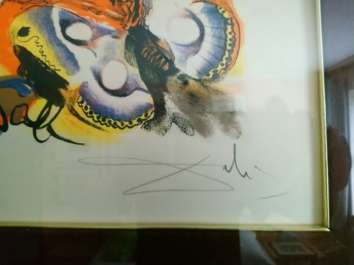 SALVADOR DALI, "PAPILLONS SURREALISTES", ORIGINAL, HANDSIGNIERT, 1972 - Bild 6 von 12