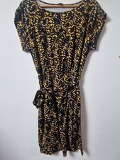 Hobbs Midi Stretchy Abstract Print Dress Size 10