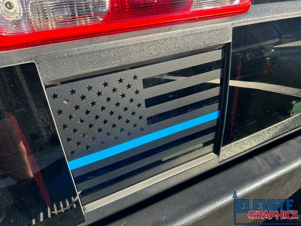 For GMC Canyon Decals Back Window Flag Decals Graphics Vinyl Stripes 2015-2025 - Изображение 4 из 4