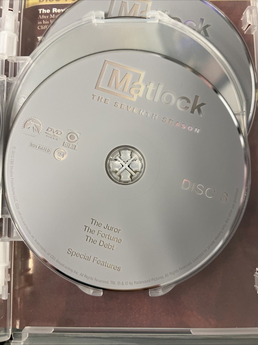 (未使用･未開封品)Matlock: Seventh Season/ [DVD] Amazon.com: Matlock - Season 7 [DVD] [1992] : Movies & TV