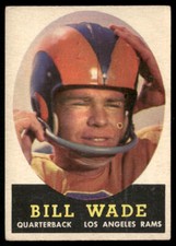 Bill Wade 1958 Topps #38 Los Angeles Rams