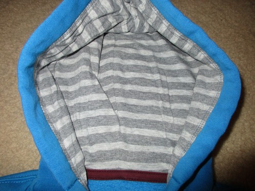 H&M LOGG Size 4-6 Years Boys Turquoise Blue Hoodie Cardigan Sweatshirt - Picture 9 of 11