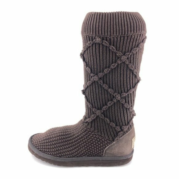 ugg argyle knit boots