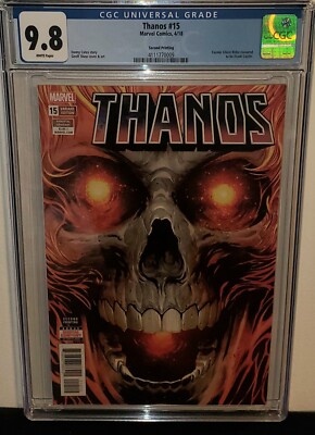 THANOS 15 CGC 9.8 1ST APP OF SILVER SURFER AS THE FALLEN ONE! COSMIC GHOST RIDER