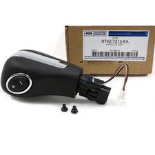 Oem New Auto Trans Leather Gear Shifter Knob Handle Black Chrome Bt4z7213ec Oem New Auto Trans Leather Gear Shifter Knob Handle Black Chrome Bt4z7213ec