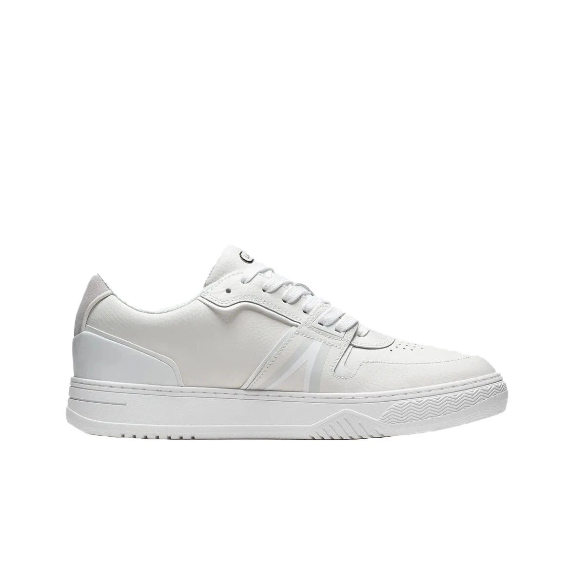 Lacoste L001 42SMA0092 65T Mens White Lace Up Casual Sneakers Shoes Size 10.5