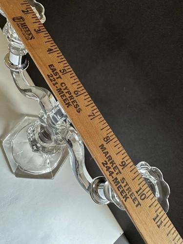 PAIR (2) Heisey Old Williamsburg 301 Candelabras Candleholders - Picture 7 of 24
