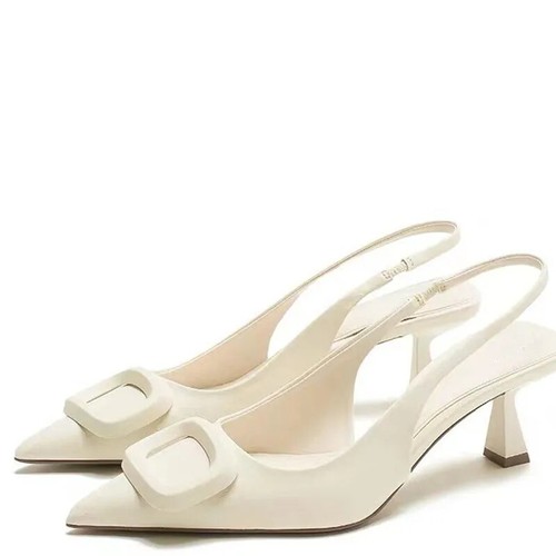 Pumps Mode Strass Transparent High Heel Sexy Müller Absatz Elegant Sandale - Bild 10 von 28