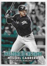 2022 Topps Miguel Cabrera (Florida Marlins) Welcome to the Show Free Shipping