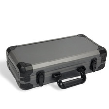 MRC POKER Deluxe Poker Chip Case Gray (300 Chips Capacity)