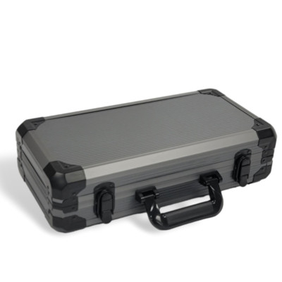 MRC POKER Deluxe Poker Chip Case Gray (300 Chips Capacity)