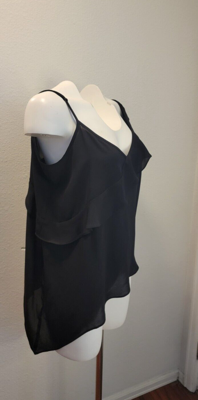 BCBGeneration Asymmetrical One Shoulder Ruffle To… - image 3