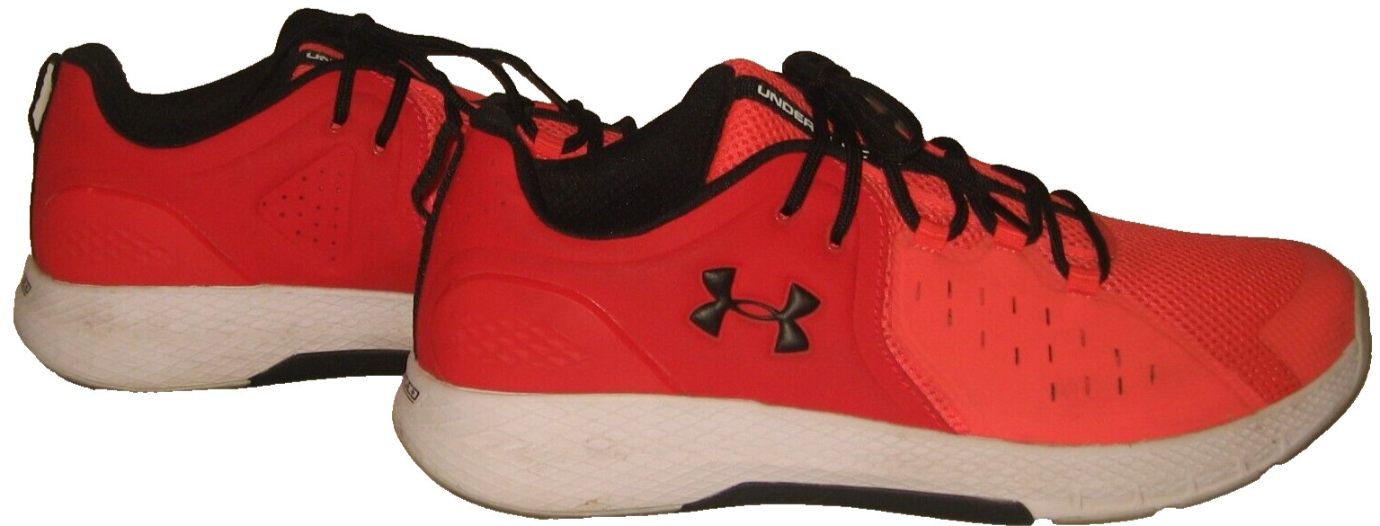 Men's UNDER ARMOUR Charged Commit TR2 Rush Red Tr… - image 3