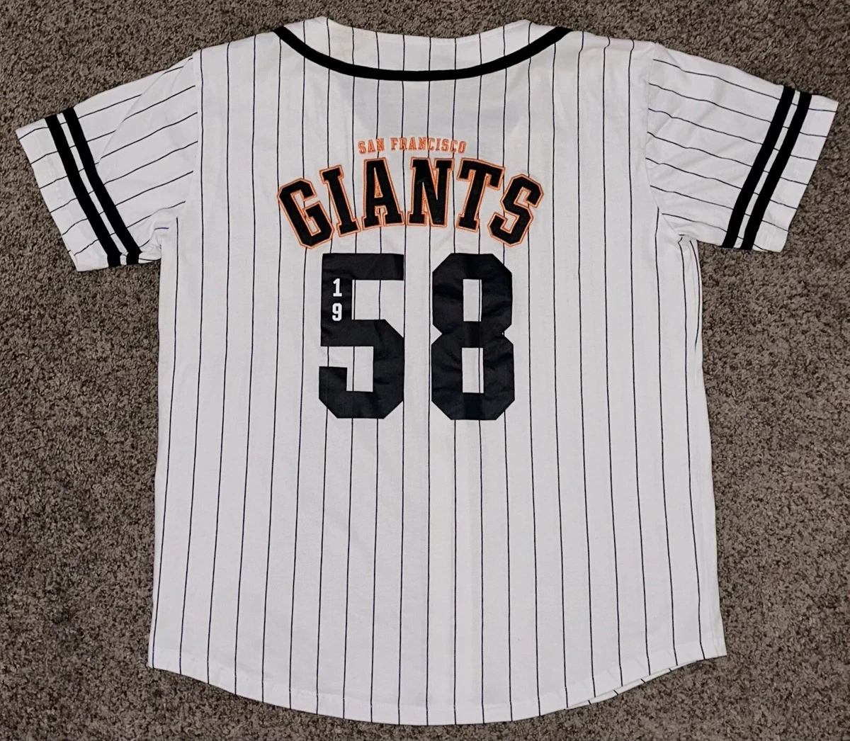 Victoria s Secret PINK San Francisco Giants Baseball Jersey MLB Size Medium