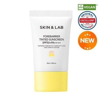 SKIN&LAB Porebarrier Tinted Sunscreen SPF50+PA++++ 50ml K-Beauty